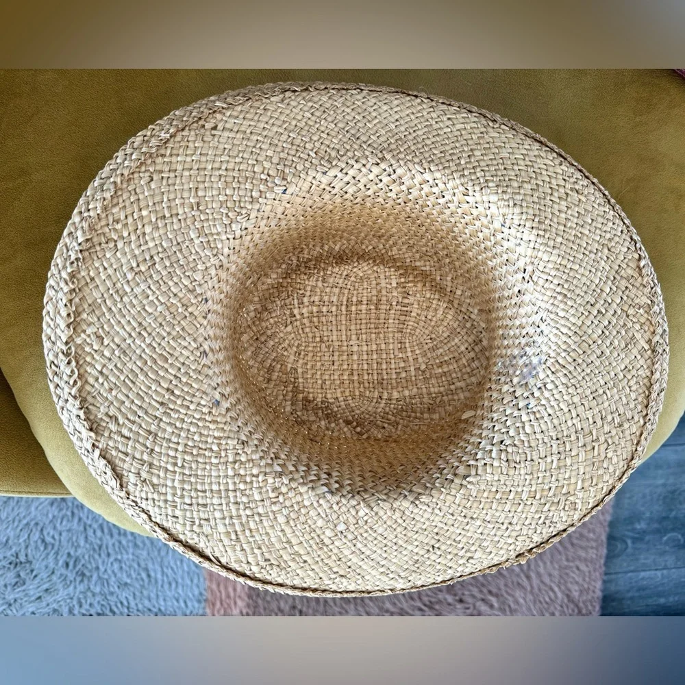Blue Sunflower with Lace Sun Hat
